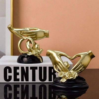 Abstract Statue Creative Shape Flower Embellished Realistic