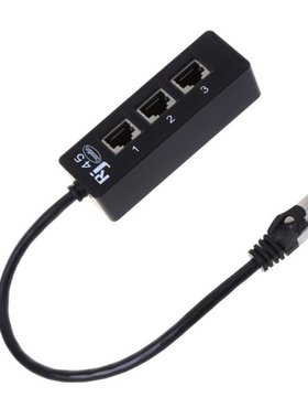 1 to3 Socket LAN Ethernet Network RJ45 Plug Splitter  Extend