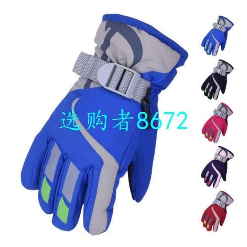 Children Kids Winter Fleece Lined Thermal Warm Gloves for Ou