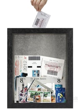 White Backboard 8x10 Shadow Box Display memorabilia Frame  H