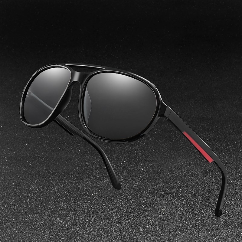 Men Fashion Photochromic Polarized Sunglasses Classic Big R