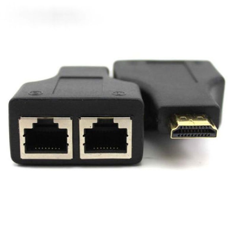 1 Pair  Dual RJ45 CAT5E CAT6 UTP LAN Ethernet  Extender