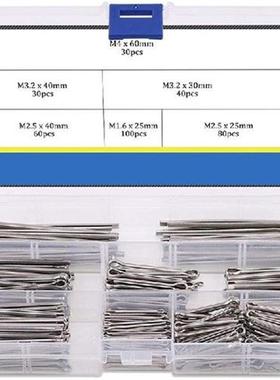 Cotter Fixings Set,6 Sizes 304 Stainless Steel Cotter Pin