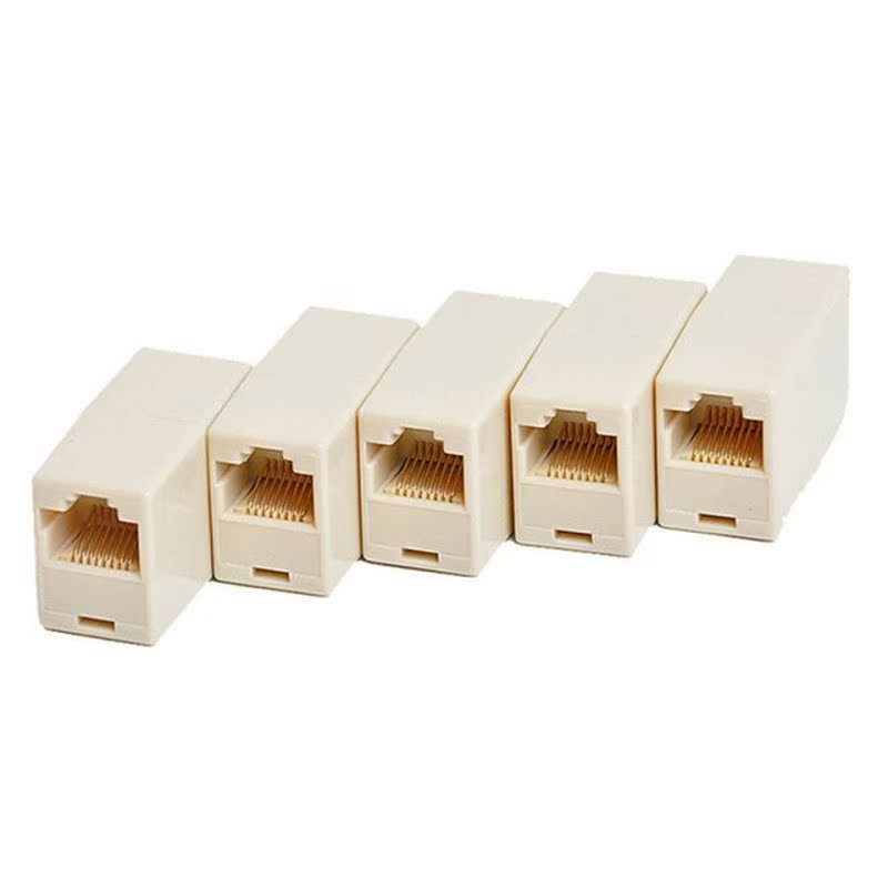 100 Pcs Internet Tools RJ45 CAT5 Coupler Plug Adapter Networ