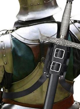 New Medieval Shoulder Back Sword Scabbard Sheath Leather
