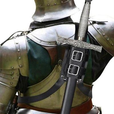 New Medieval Shoulder Back Sword Scabbard Sheath Leather