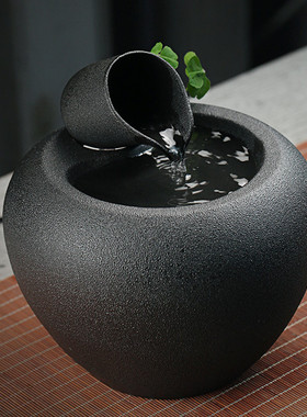 Ceramic water fountain table water fountain creative living