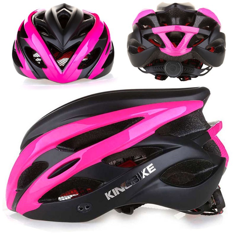 PINK Matte Bicycle Cycling Helmet In-mold Bike Helmet casco