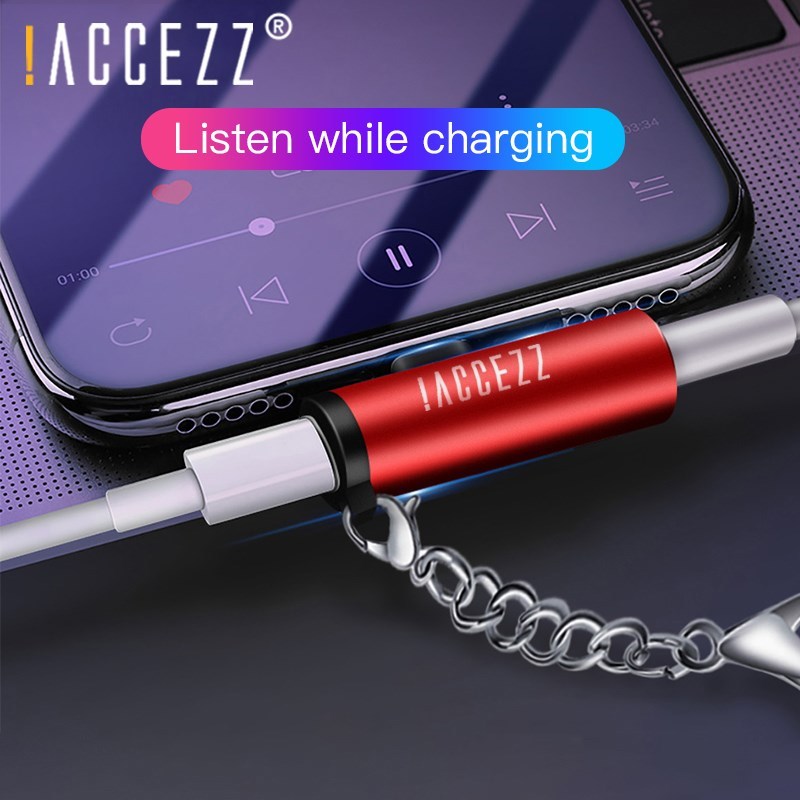 !ACCEZZ 3.5mm Jack Earphone to Lighting For iPhone Adapter