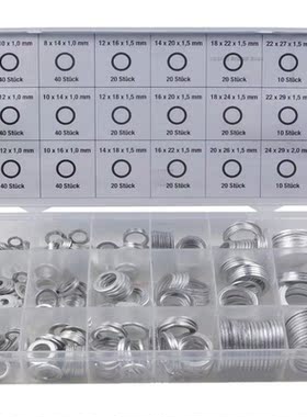 18 Sizes 450Pcs Corrosion Resistant Assortment Washer Flat S