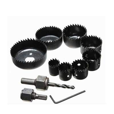 16pcs Woodworking Hole Saw Set Drill Bit Carbon Steel 19-127