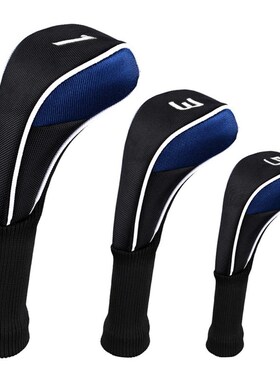 3Pcs/Set Wood Club Head Covers Golf Driver Headcovers Profes