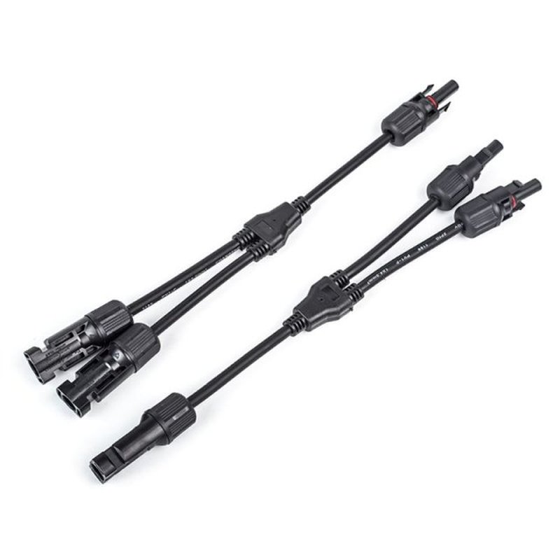1Pair MC4Y Connection Cable Electrical Solar Panel Wire Phot
