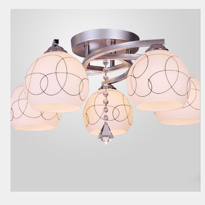Simple five light sources E27 bulb ceiling lamp led lamps li
