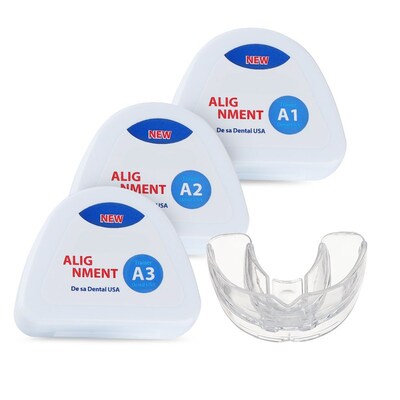 Dental Orthodontic Braces Set 3 Stages Silicone Alignment Tr