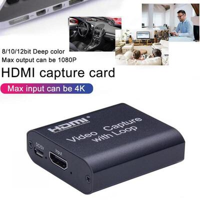 4K Graphics Capture Card HDMI to USB 2.0 placa de video Reco