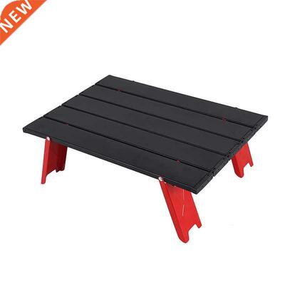 NEW Mini Black Outdoor Aluminum alloy Folding Table Furnitur