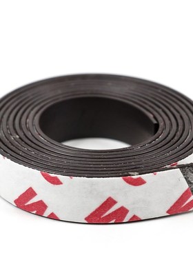 1 Meter 10*1 mm Rubber Magnet Tape self Adhesive Flexible Ma