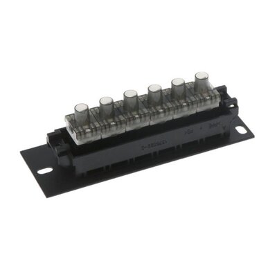 6-Port Patch Panel - Blank 1U Keystone Panel For Ethernet Ca