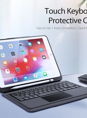 Wireless Bluetooth Touch Keyboard Protective Case for Apple