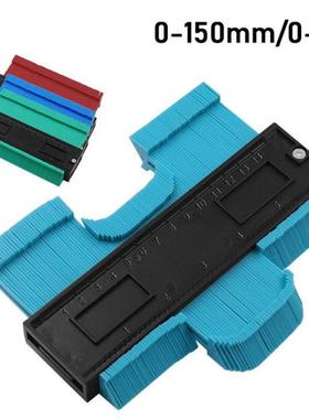 0-150mm/0-6inch Irregular Contours Gauge Arc Ruler Plastic G
