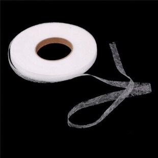 White Double Sided 70 Yards 1cm Adhesive Tape Fusible Interl