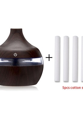 Portable Home Wood Diffuser Essential Oils Office Ultrasonic