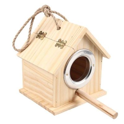 Bird Nesting House Cage Parakeet Nest Box Bedding Parrot