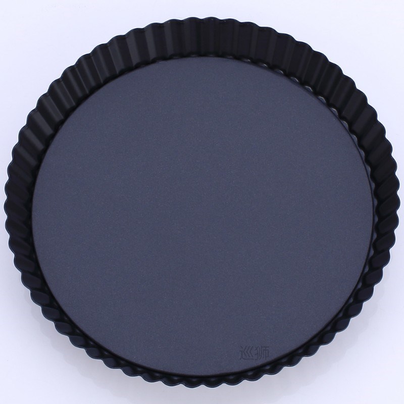 Non-Stick Tart Pan Pie Pizza Pan Round Baking Quiche Pan Rem