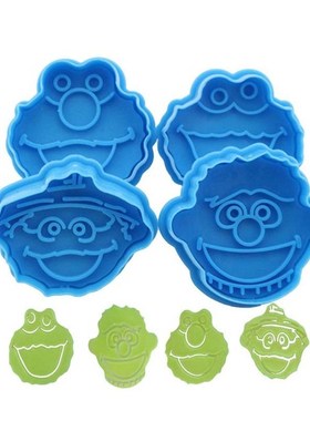 Useful  Sale 3D Sesame Street Elmo Cookie Cutter Biscuit Han