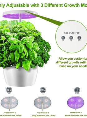 Indoor Home Garden Nursery Pots Hydroponics System Intellige