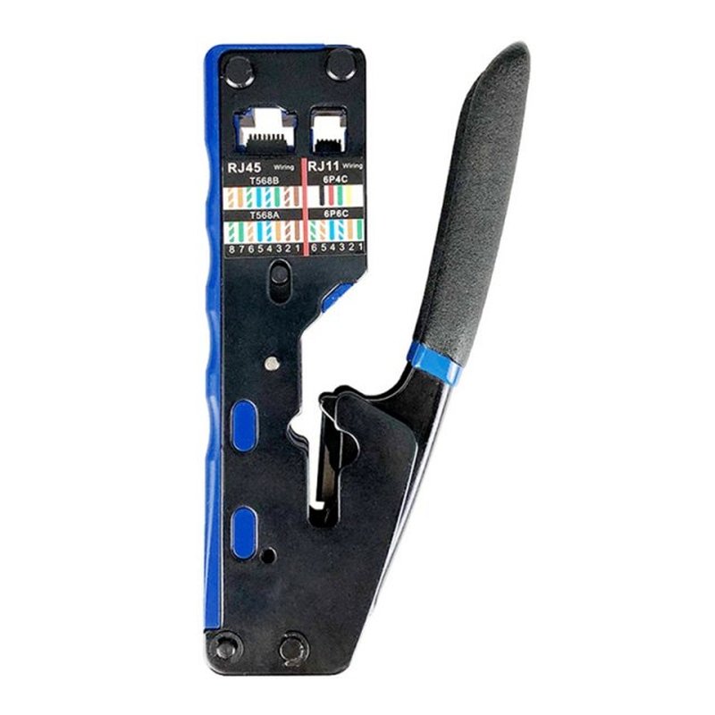 RJ45 RJ11 Network Crimper Cable Stripping Plier Stripper for