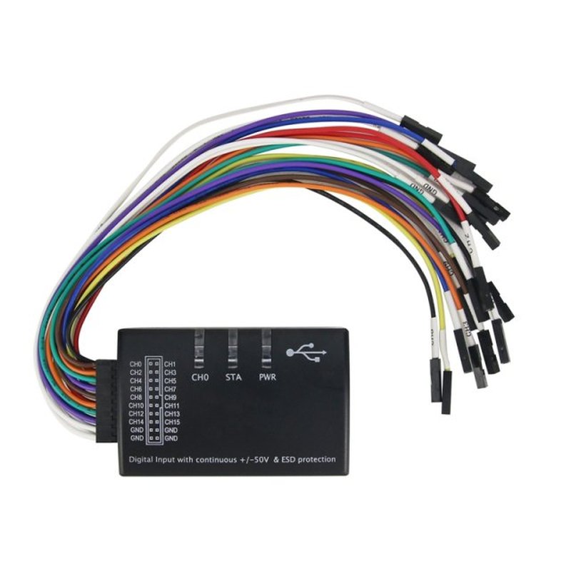 Saleae USB Logic 100MHz 16Ch Logic Analyzer for ARM FPGA DSL