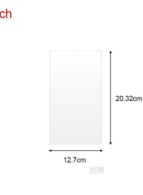 Transparent Cake Cream Scraper Cake Making Scraper Rectangul