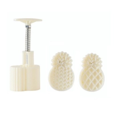 Plastic Mooncake Mold 50g Cookie Cutter with Pineapple Lotus