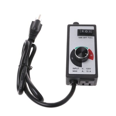 AC 120V 15A Fan Voltage Speed Controller Electric Motor Rheo