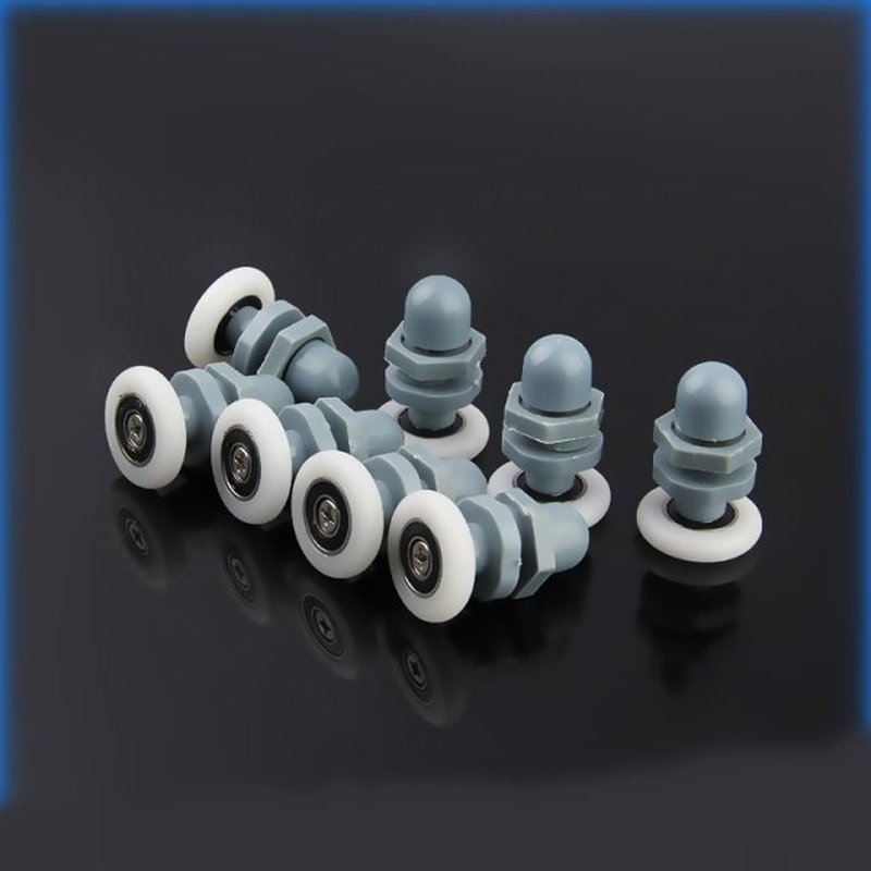 8pcs/lot 23/25/27mm Single Straight ABS Plastic Pulley Runne