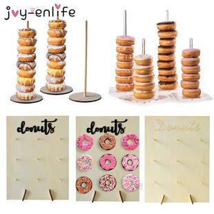 Wooden Donut Wall Stand Doughnut Holder Baby Shower Kids Bir