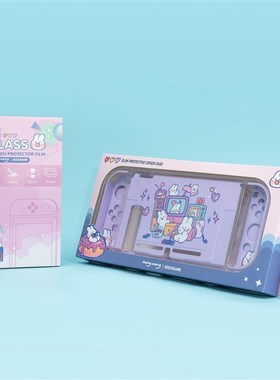 Nintend Switch Case Soft Cute Rabbit Rainbow Signed Jointly
