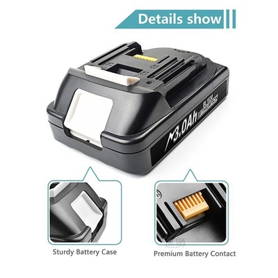 For  BL1830 18V 3000mAh Power tools battery replacemen
