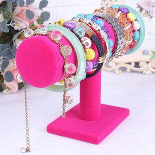 Velvet Jewelry Rack Bracelet Necklace Stand Organizer Holder