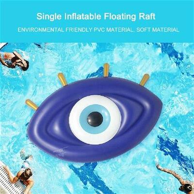 Inflatable Eyeball Pool Float Lie on Greek Eye Floating Air