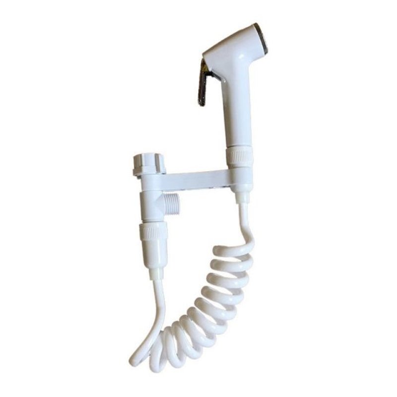 1Set Plastic Portable Toilet Bidet Tap Handheld Shower Spray