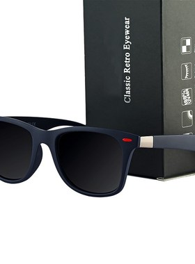 ASOUZ 2019 new square polarized men's sunglasses UV400 f