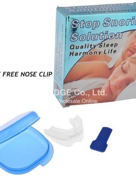 Anti Snoring SNORE NOSE CLIP s sleep apnea aid guard night
