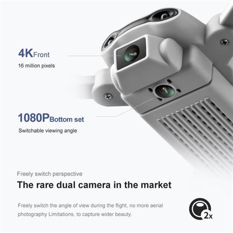 V9 RC Mini Drone 4k Dual Camera HD Wide Angle 1080P WIFI FPV