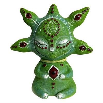 Alien Statue Garden Figurine Resin Extraterrestrial