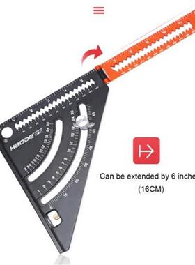 Goniometer Triangle Square Ruler with Base, Magnet Woodworki