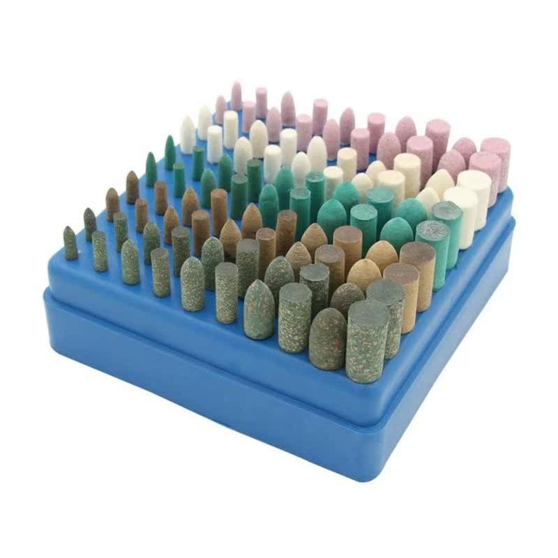 Grinding Bits Set 100pcs Electric Polishing Head with 1/8 Sh