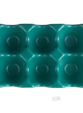 6 Grids Egg Holder Ceramic Anti-Slip Egg Box Refrigerator Sh